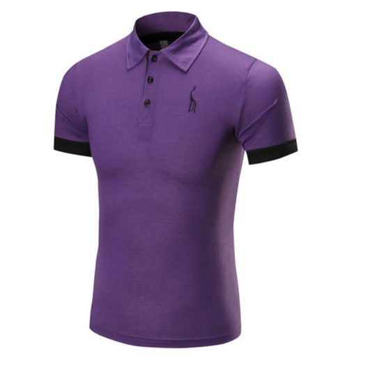 Dropshipping 14 Colors Brand Quality Cotton Polos Men Embroidery Polo Giraffe Shirt Men Casual Patchwork Male Tops Clothing Men