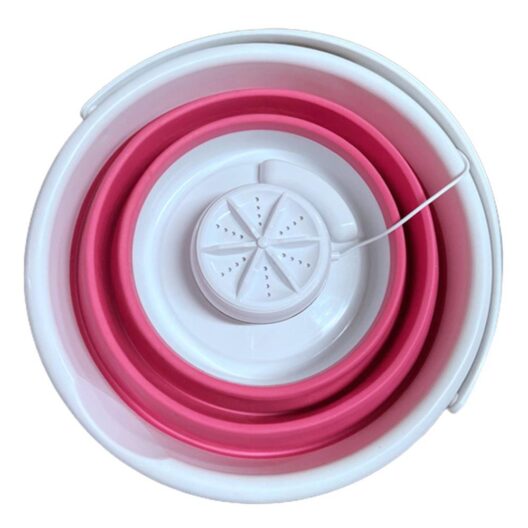 5L Folding Washing Machine Ultrasonic Turbo Mini Washing Machine Mini Socks And Panties Cleaning Artifact