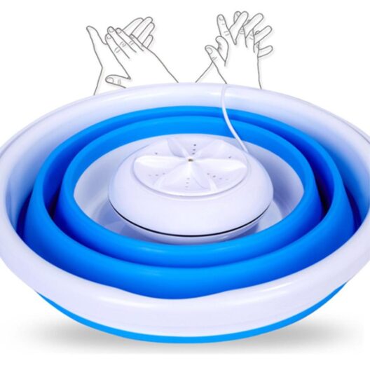 5L Folding Washing Machine Ultrasonic Turbo Mini Washing Machine Mini Socks And Panties Cleaning Artifact