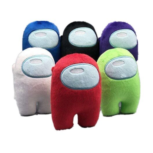 HOT Among Us Plush Among Us Game Plush Toy with music Kawaii Stuffed Doll Christmas Gift Cute Red Small Among Us Plushie