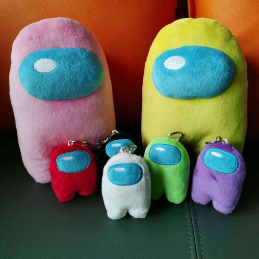 Hot Game Among Us Plush Toys Soft Animal Stuffed Doll Cute Among Us Plushie Figure Toys for Pendant Christmas Gift 8cm