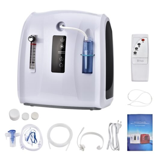 Oxygen Concentrator Machine 1-6L/min Adjustable Portable Oxygen Machine for Home and Travel Use Without Battery AC 110V/220V