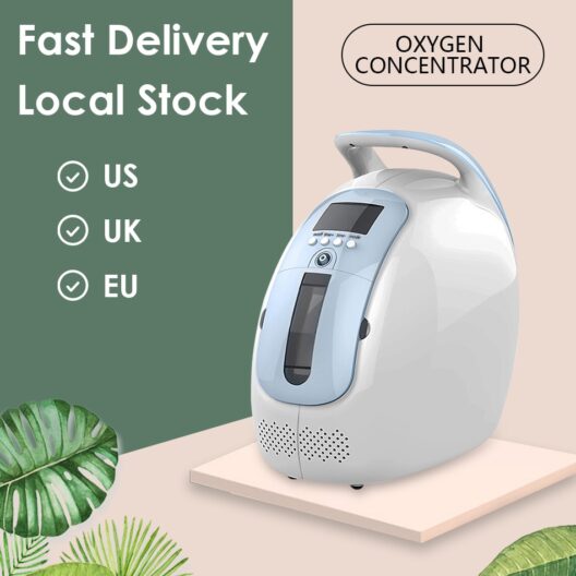 1-5L/min Oxygen Concentrator Generator Machine 24 Hours Portable No Battery Air Purifier With Handle Household AC110V/220V