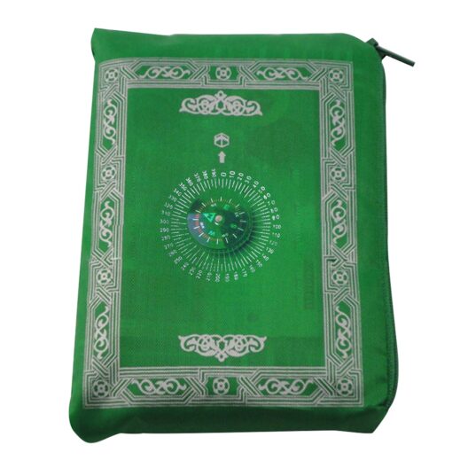 Portable Waterproof Muslim Prayer Mat Rug With Compass